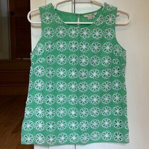 Boden embroidery cutout tank top